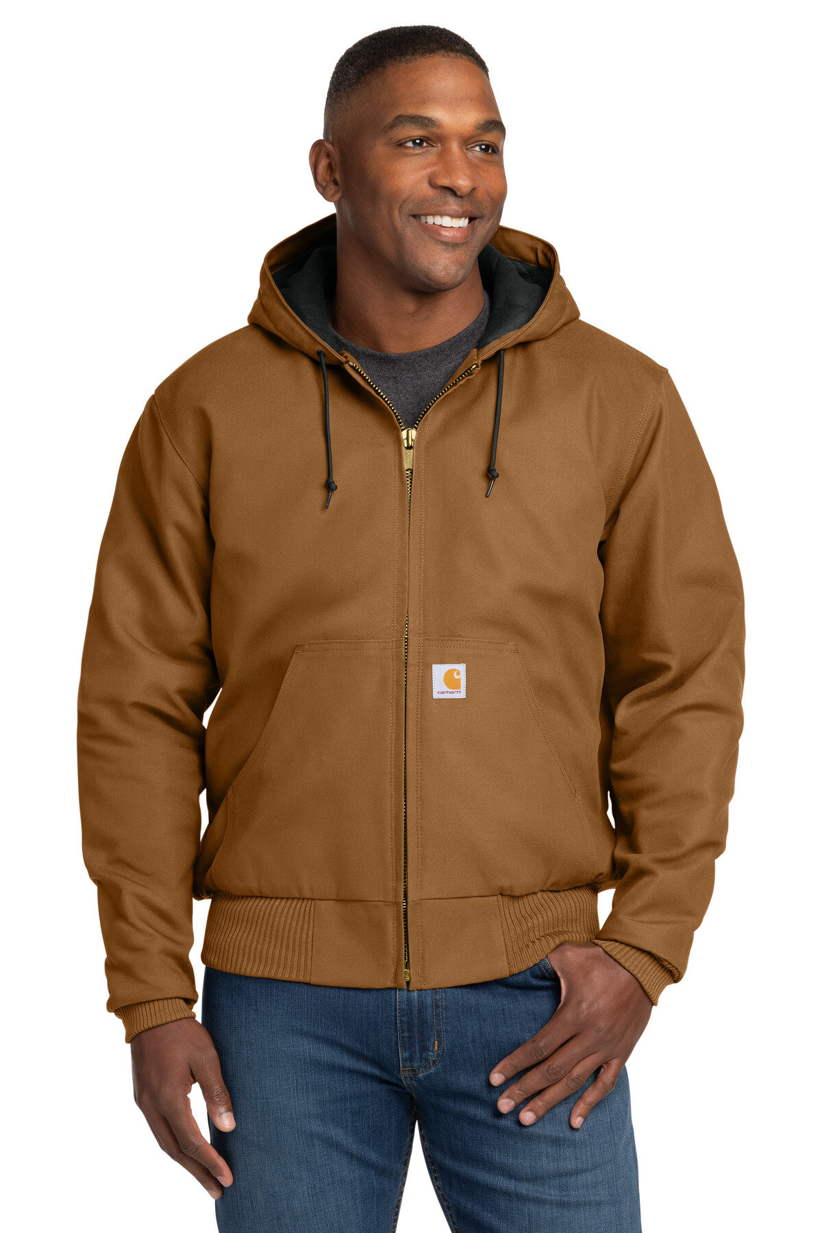 Carhartt Quilted-Flanne-Lined Duck Active Jac. CT106677