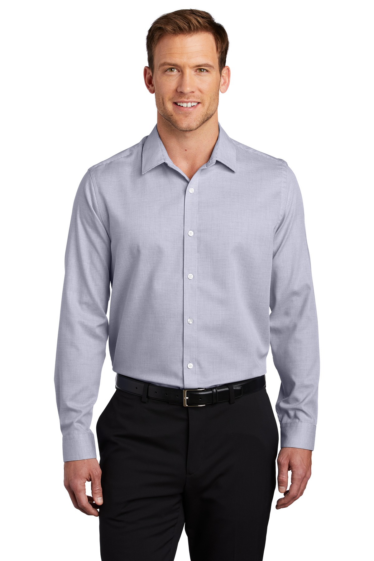 DISCONTINUED Port Authority Pincheck Easy Care Shirt W645