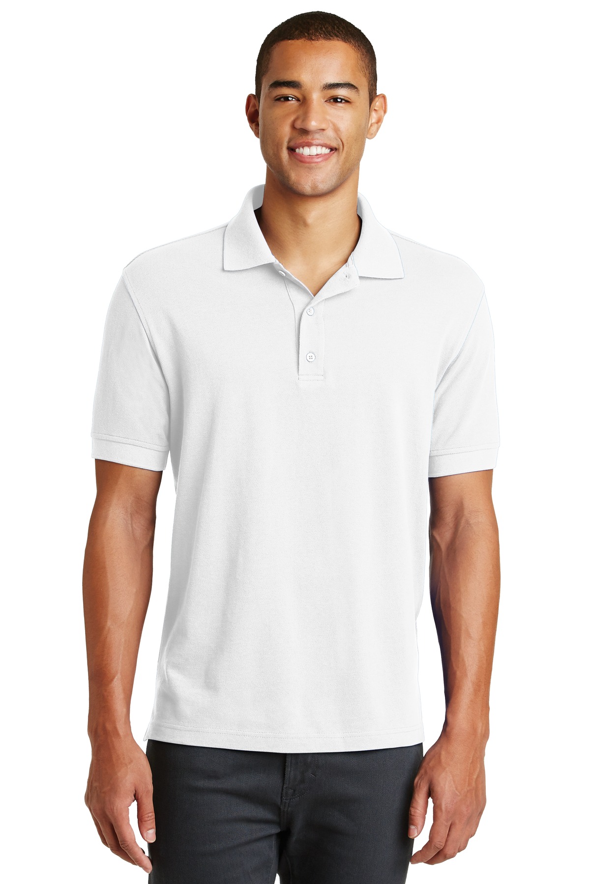 DISCONTINUED Eddie Bauer® Cotton Pique Polo. EB100