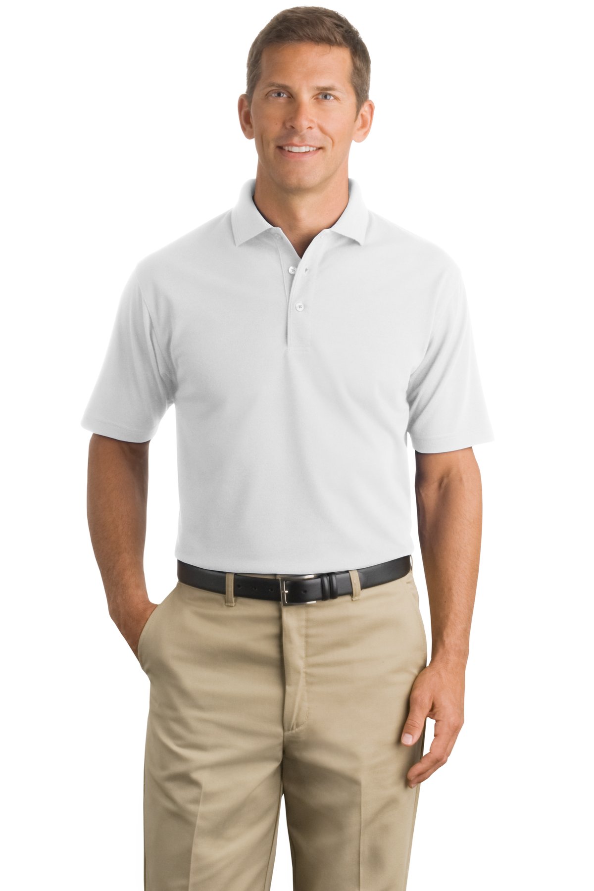 DISCONTINUED CornerStone - Industrial Pique Polo. CS402