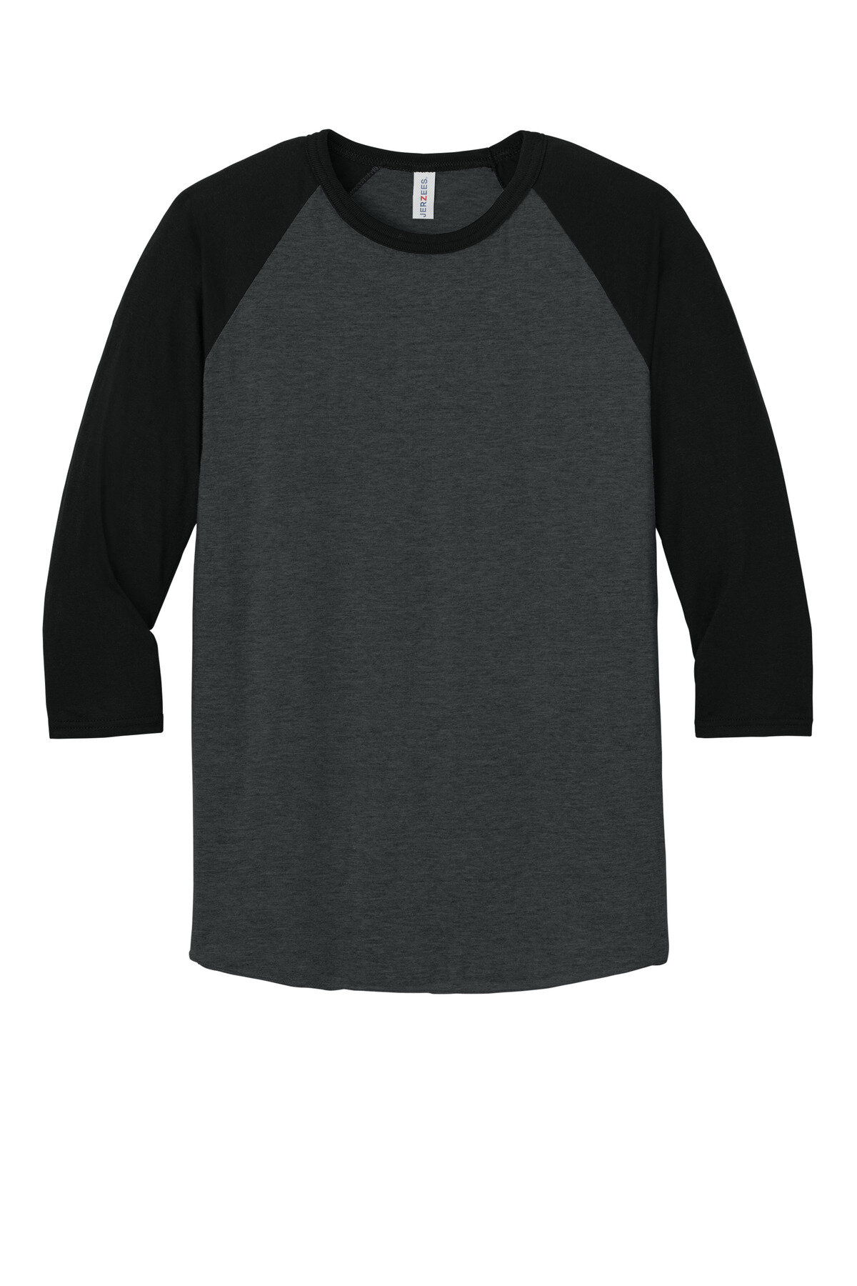 Jerzees Unisex Premium Blend Combed Ring Spun 3/4-Sleeve Raglan 560R