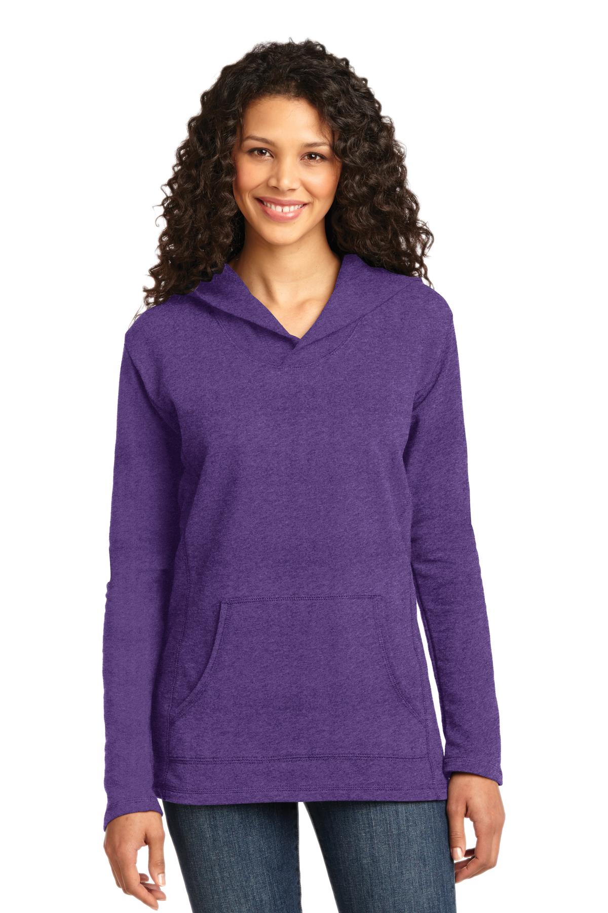 DISCONTINUED Anvil Ladies French Terry Pullover Hooded Sweatshirt. 72500L