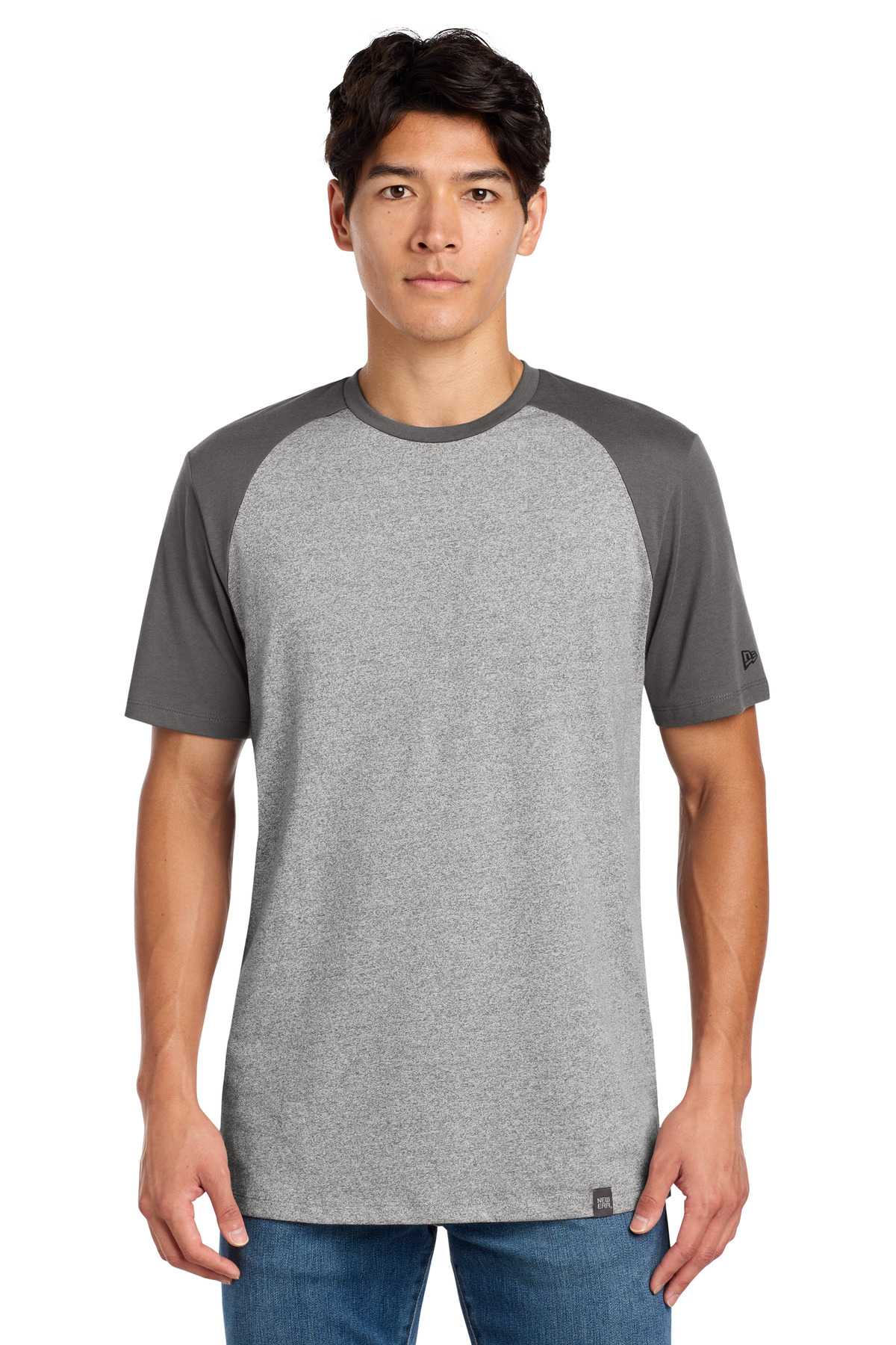 DISCONTINUED New Era Heritage Blend Varsity Tee. NEA107