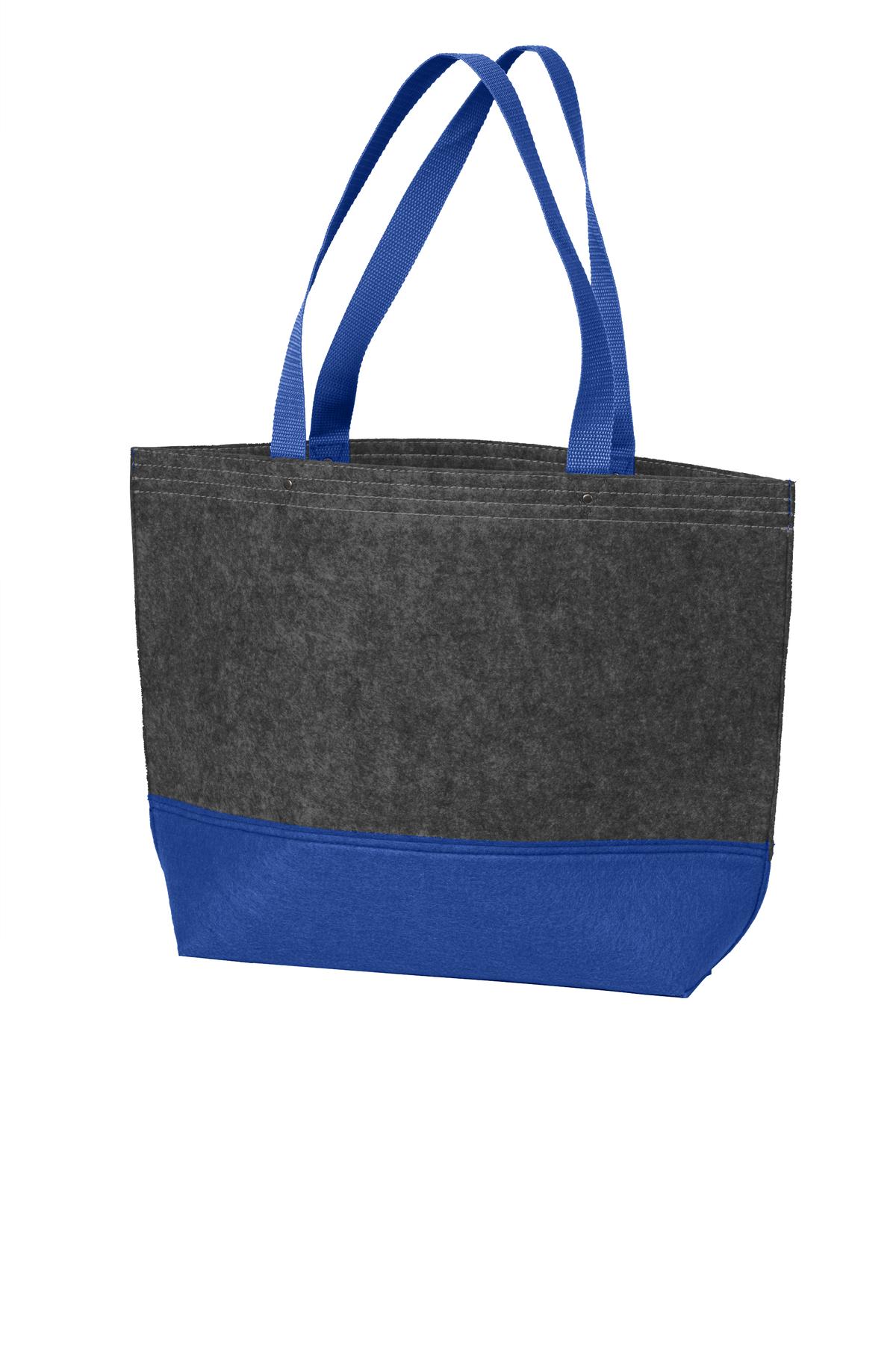 DISCONTINUED Port Authority Medium Felt Tote. BG402M