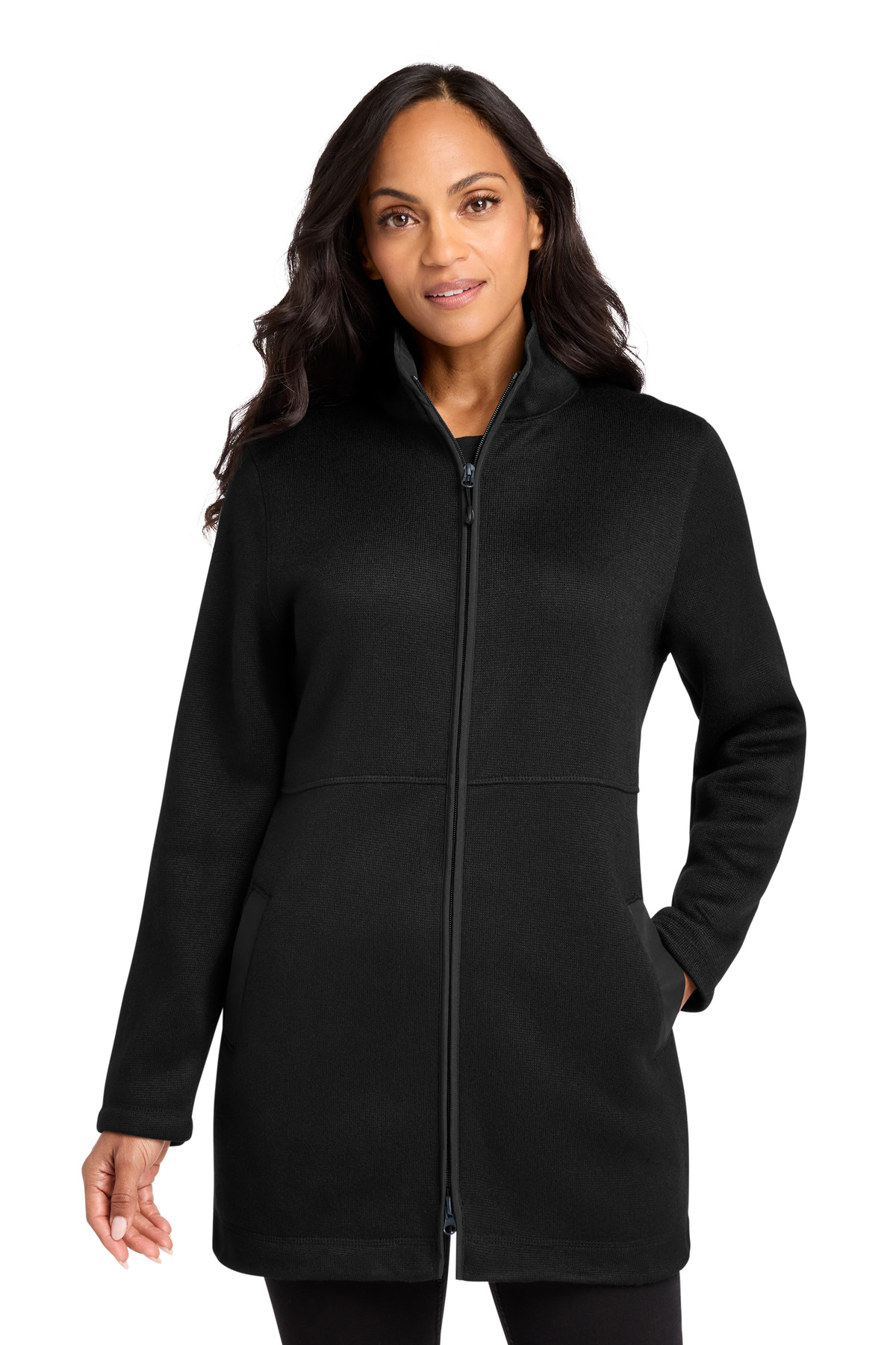 Port Authority Women's Arc Sweater Fleece Long Jacket L425