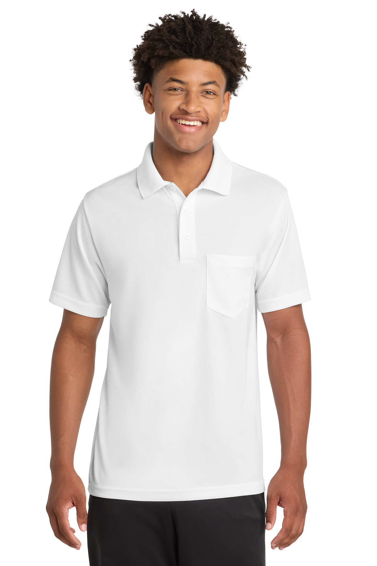 Sport-Tek PosiCharge RacerMesh Pocket Polo. ST640P