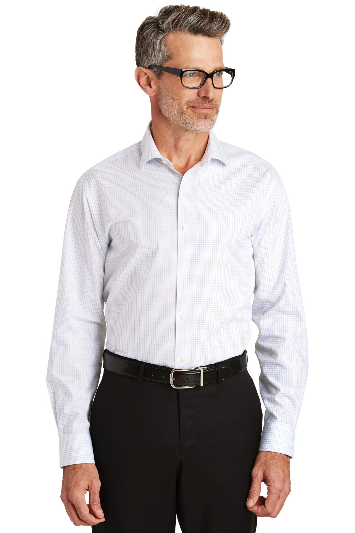 DISCONTINUED Red House Graph Check Non-Iron Shirt. RH81