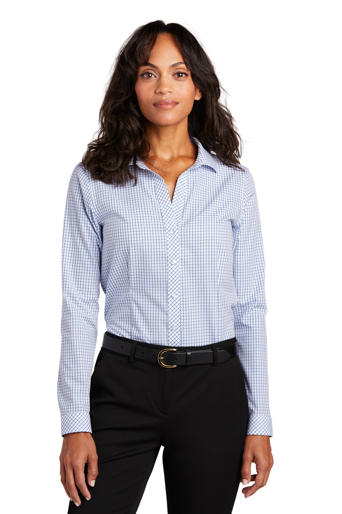 DISCONTINUED Red House Ladies Open Ground Check Non-Iron Shirt RH86