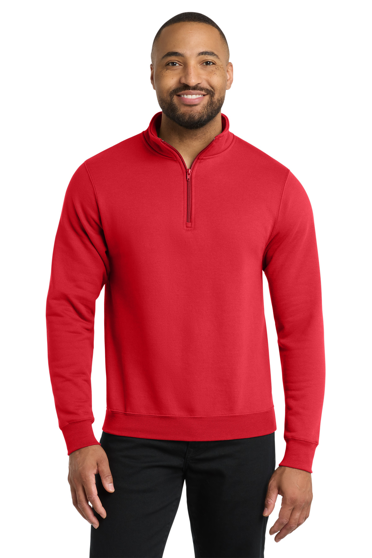 Port & Co Core Fleece 1/4-Zip Pullover Sweatshirt PC78Q