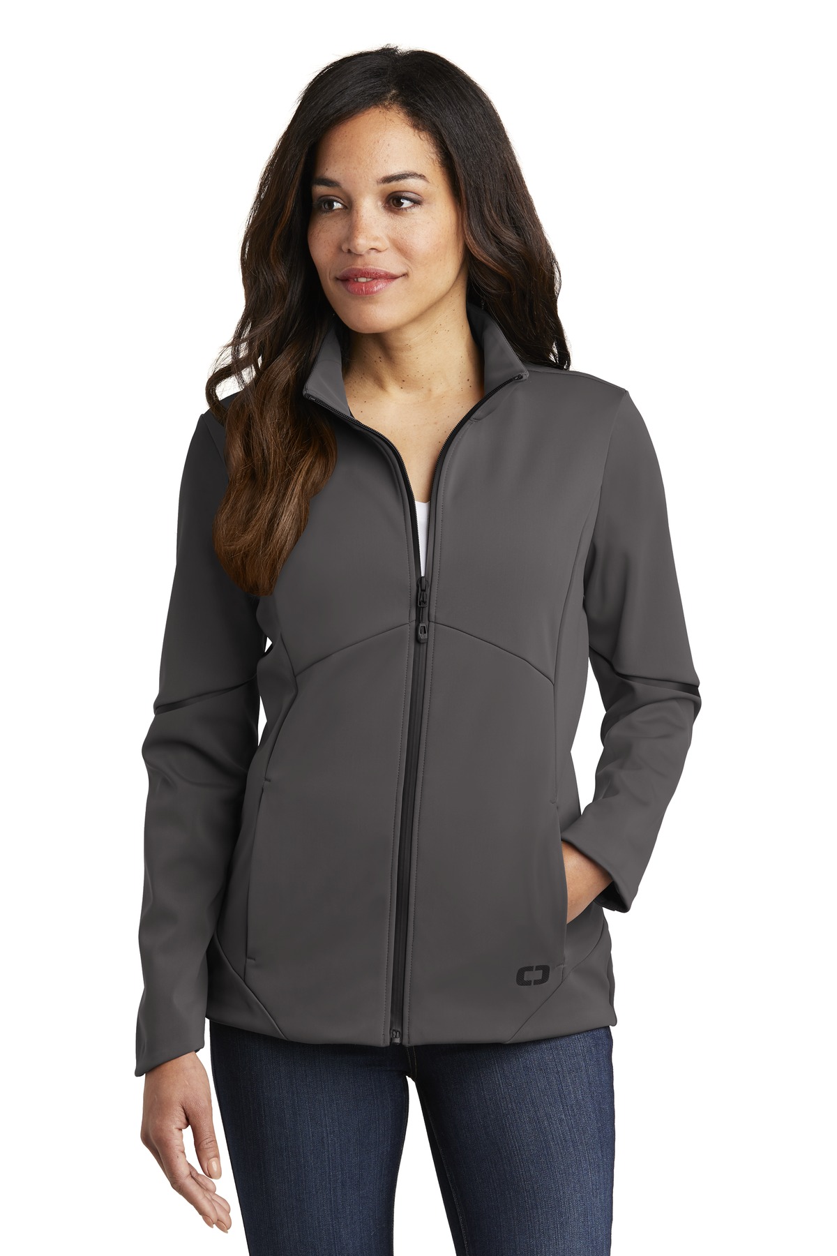 DISCONTINUED OGIO Women's Exaction Soft Shell Jacket. LOG725