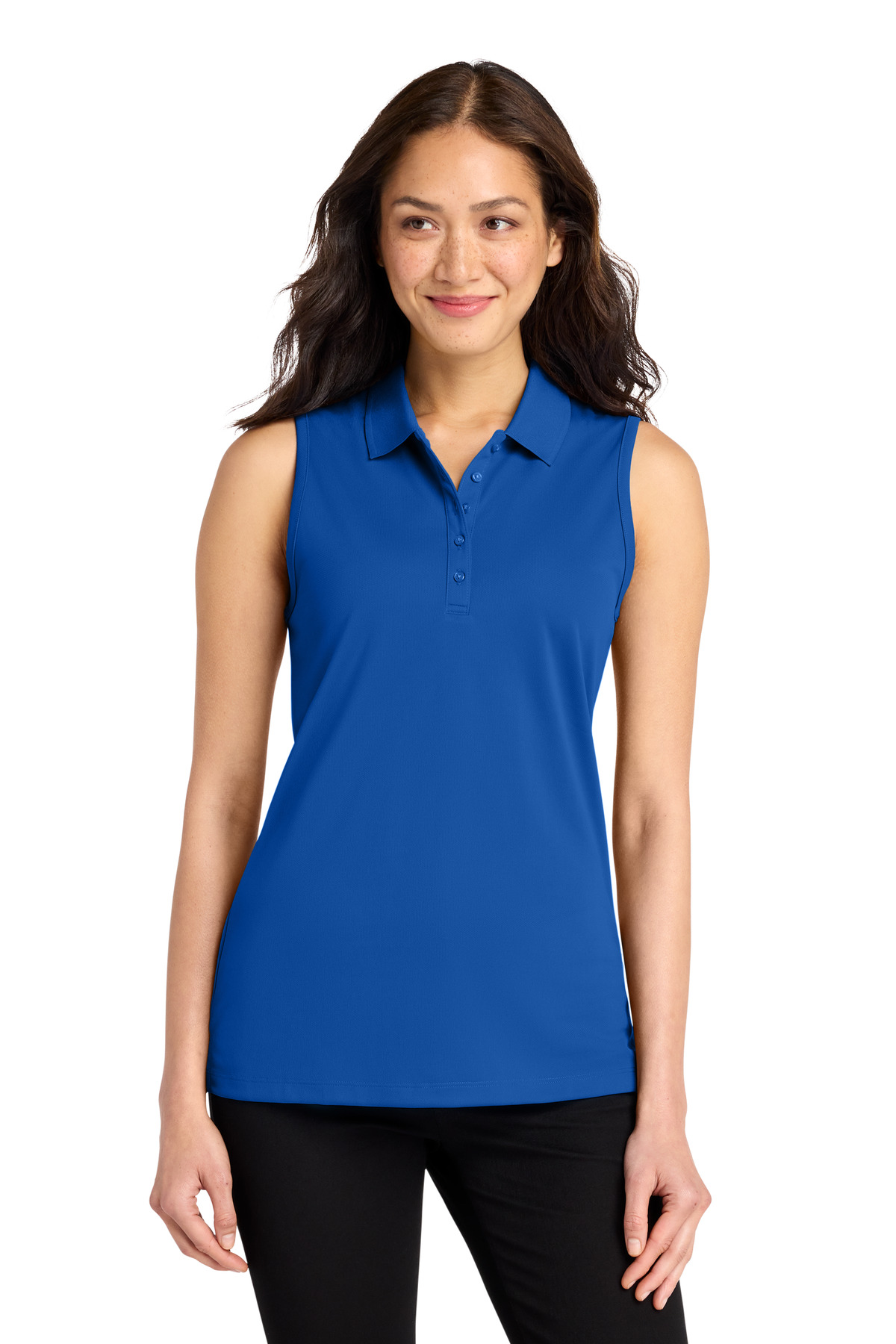 Port Authority Women's Dry Zone UV Micro-Mesh Sleeveless Polo LK110SV