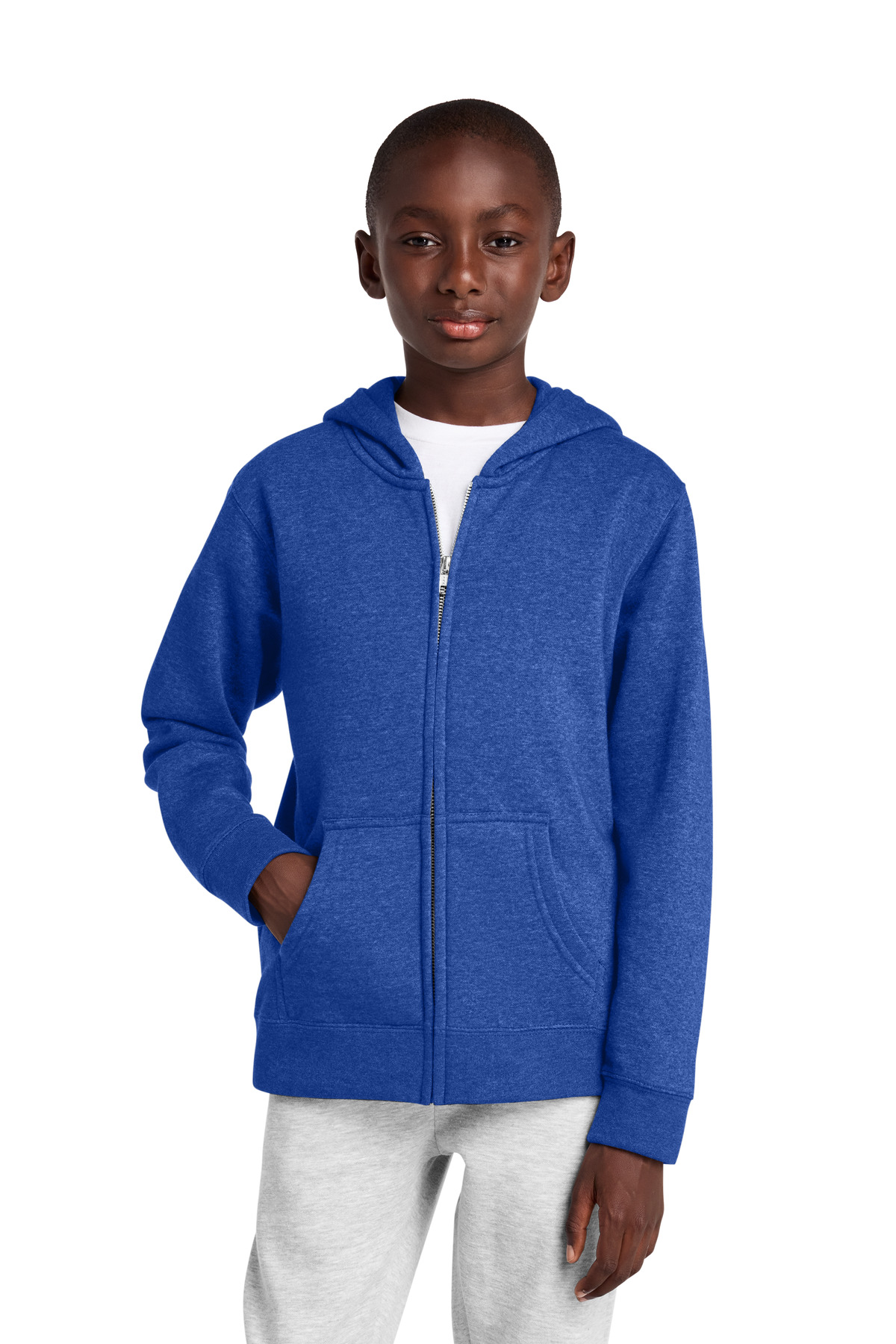 District Youth V.I.T. Fleece Full-Zip Hoodie DT6102Y