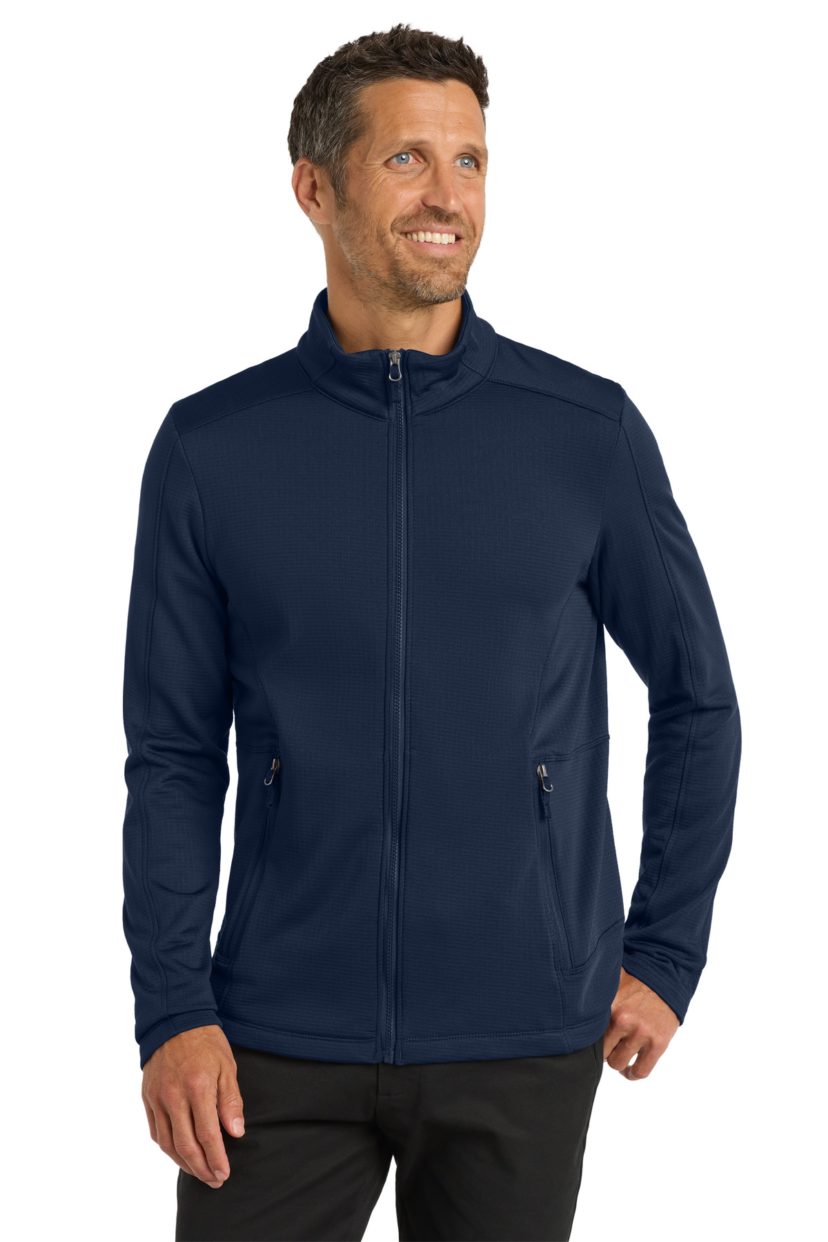Port Authority Grid Fleece Jacket. F239