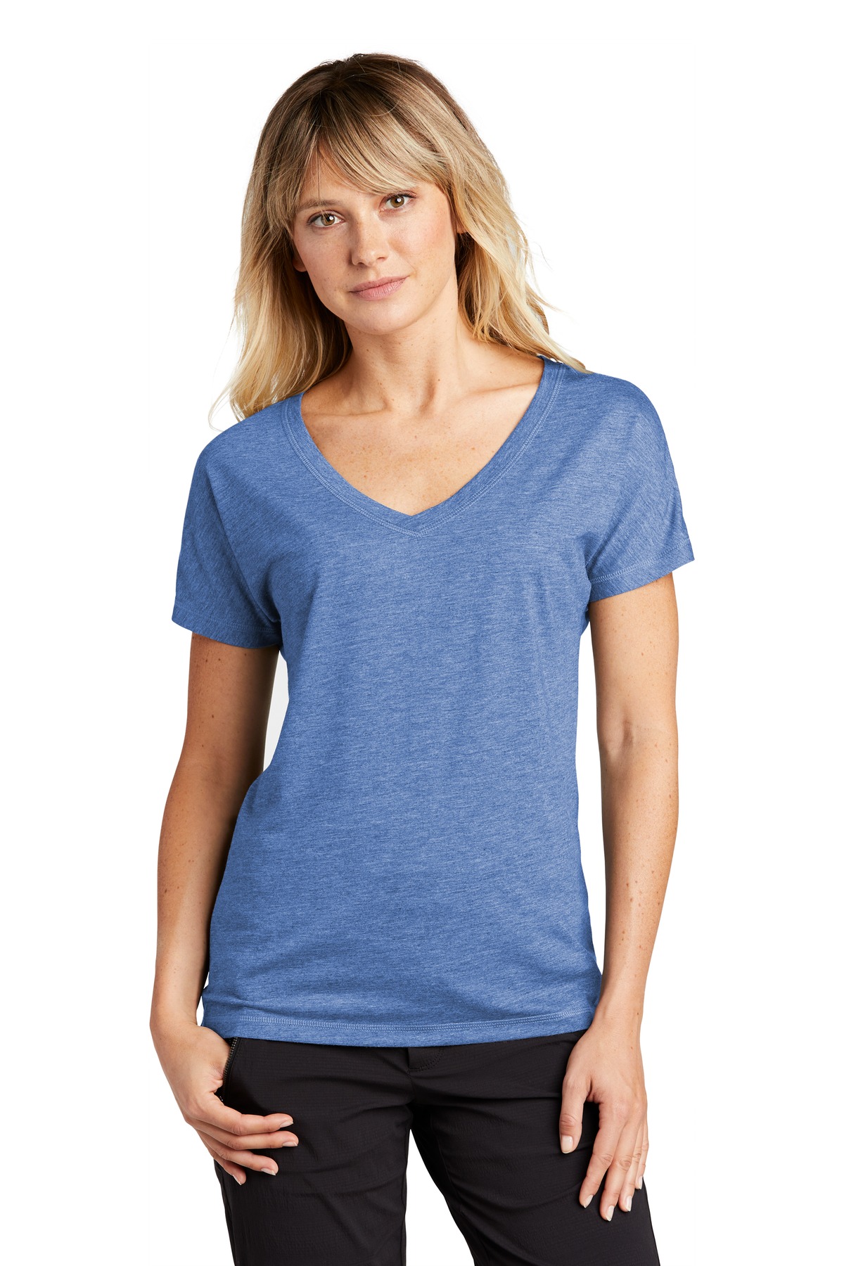 DISCONTINUED Sport-Tek Women's PosiCharge Tri-Blend Wicking Dolman Tee. LST401