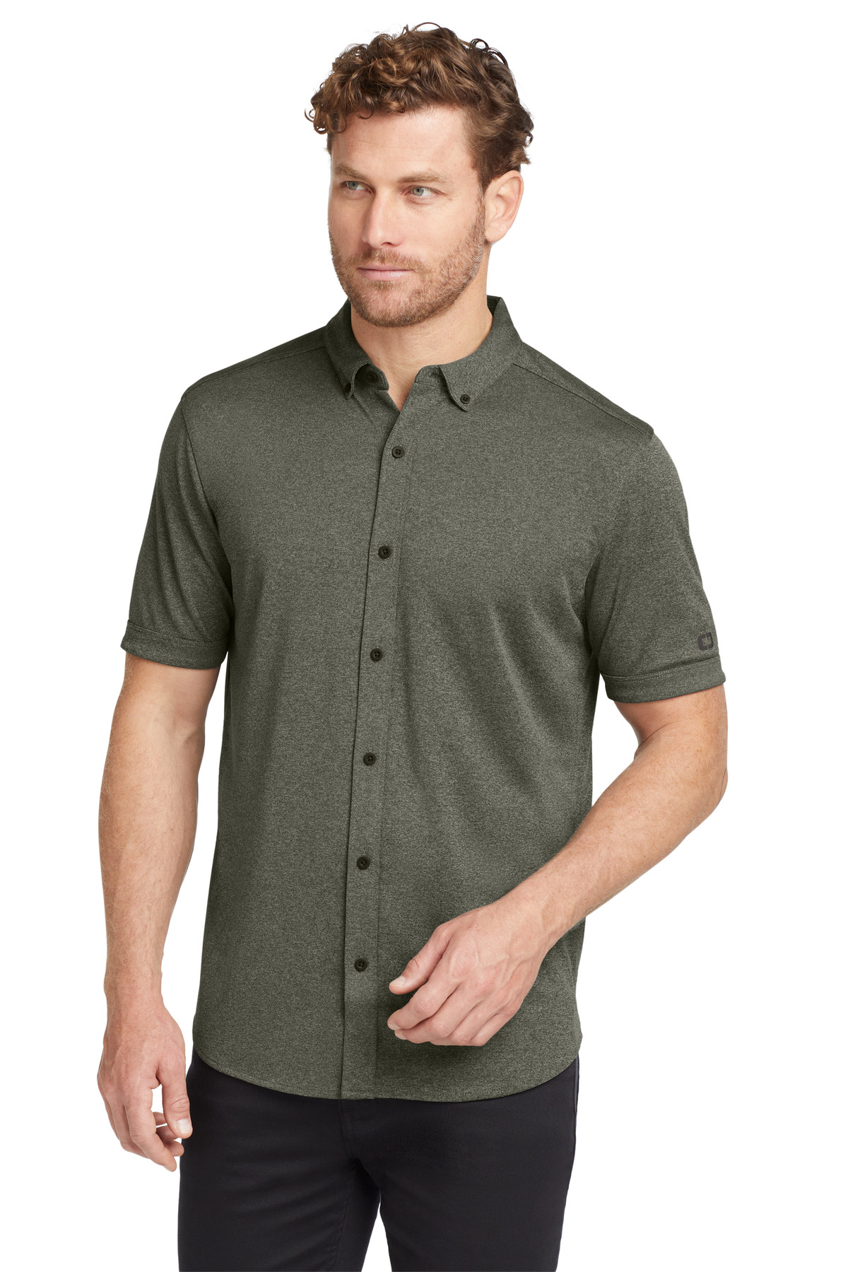 OGIO Gravitate Full-Button Polo. OG141