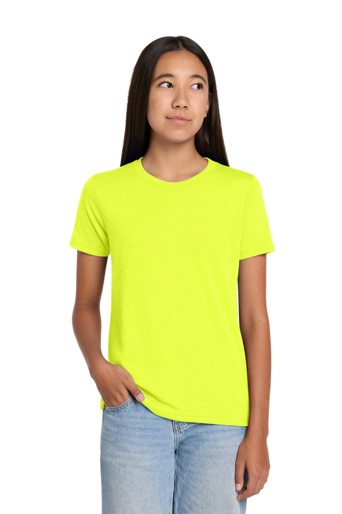 BELLA+CANVAS Youth Heather CVC Tee BC3001YCVC