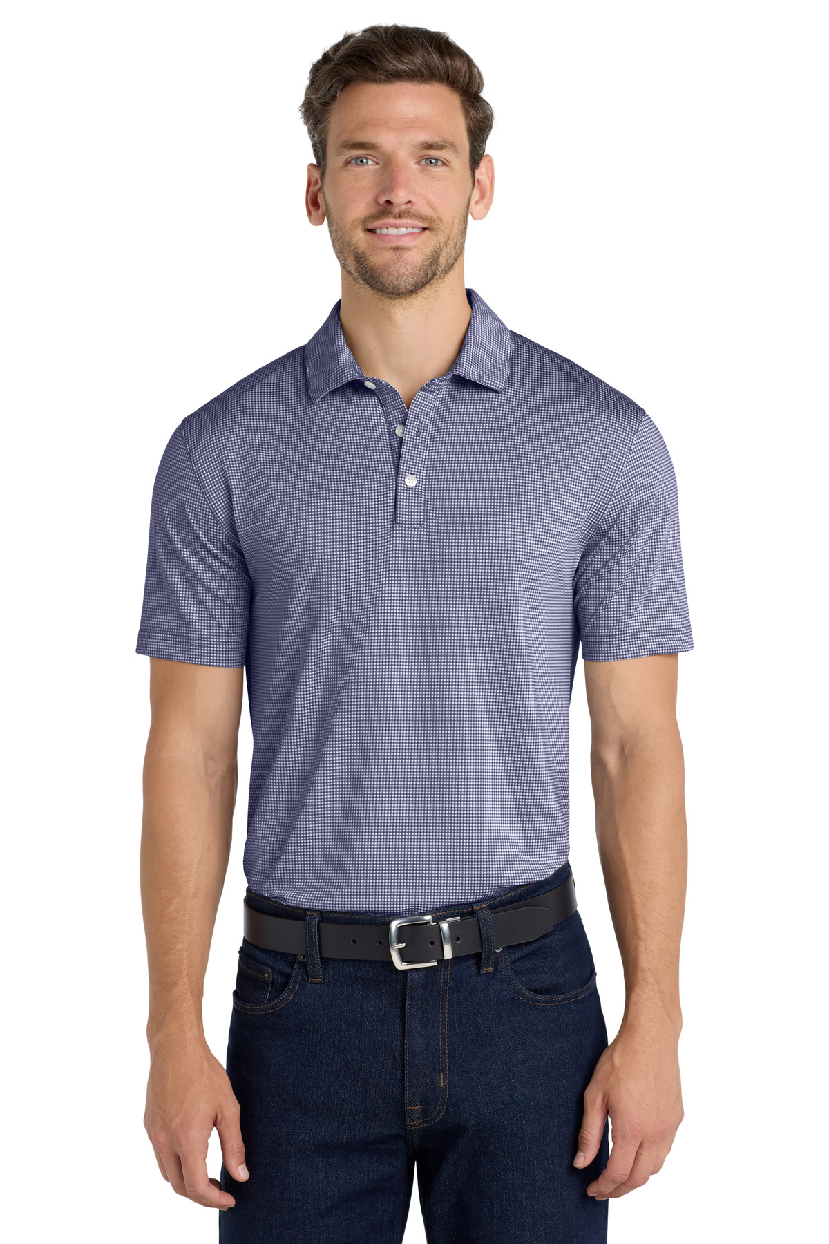 DISCONTINUED Port Authority Gingham Polo K646