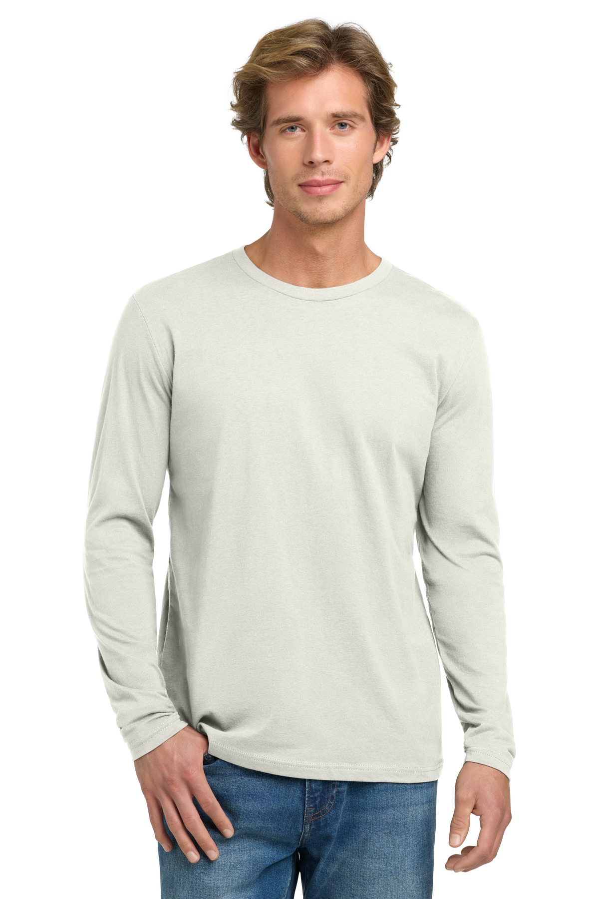 Next Level Apparel Cotton Long Sleeve Tee. NL3601
