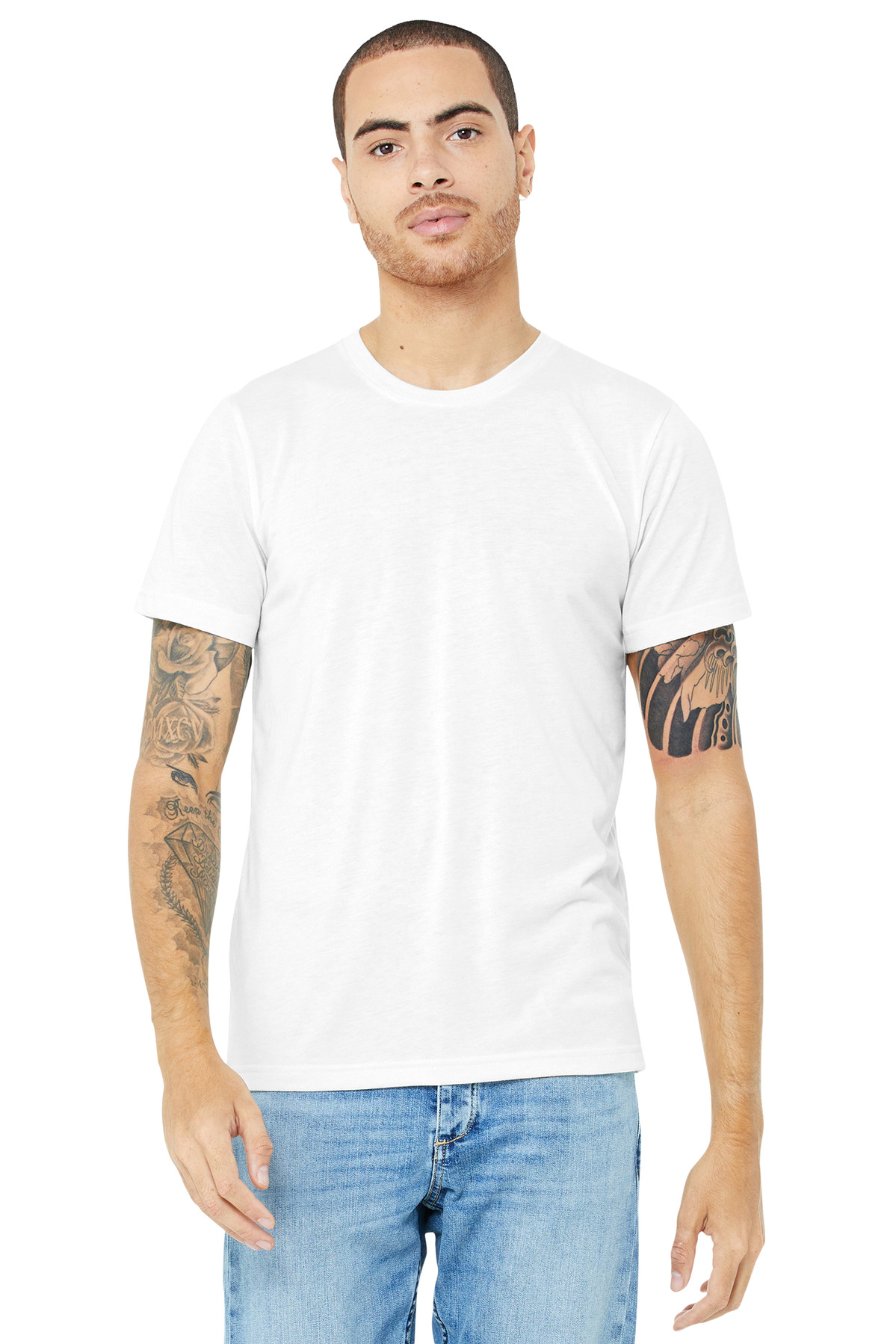 DISCONTINUED BELLA+CANVAS Unisex Made In The USA Jersey Short Sleeve Tee. BC3001U