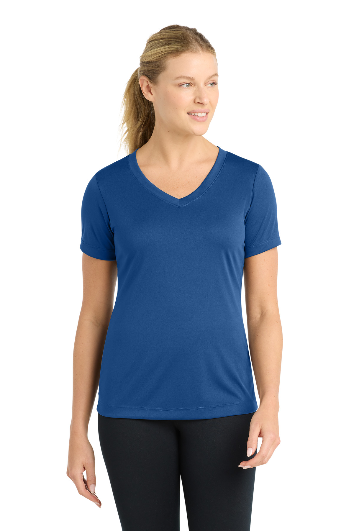Sport-Tek Women's PosiCharge Competitor V-Neck Tee. LST353