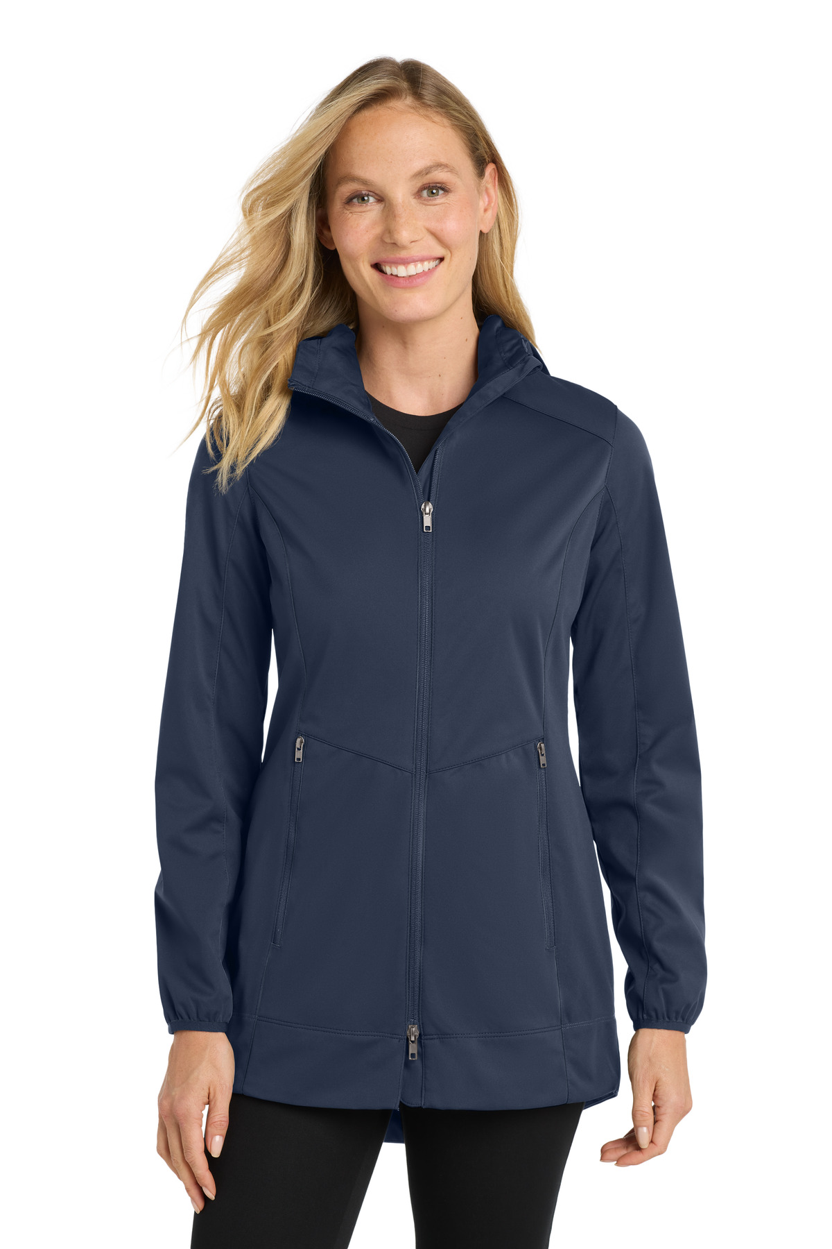 Port Authority Women's Active Hooded Soft Shell Jacket. L719
