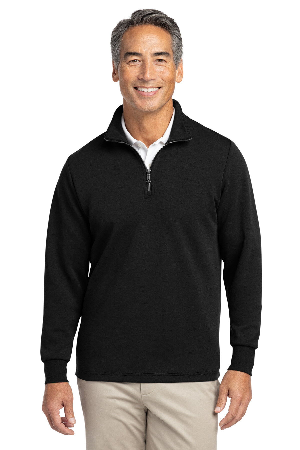 Brooks Brothers Double-Knit 1/4-Zip BB18206