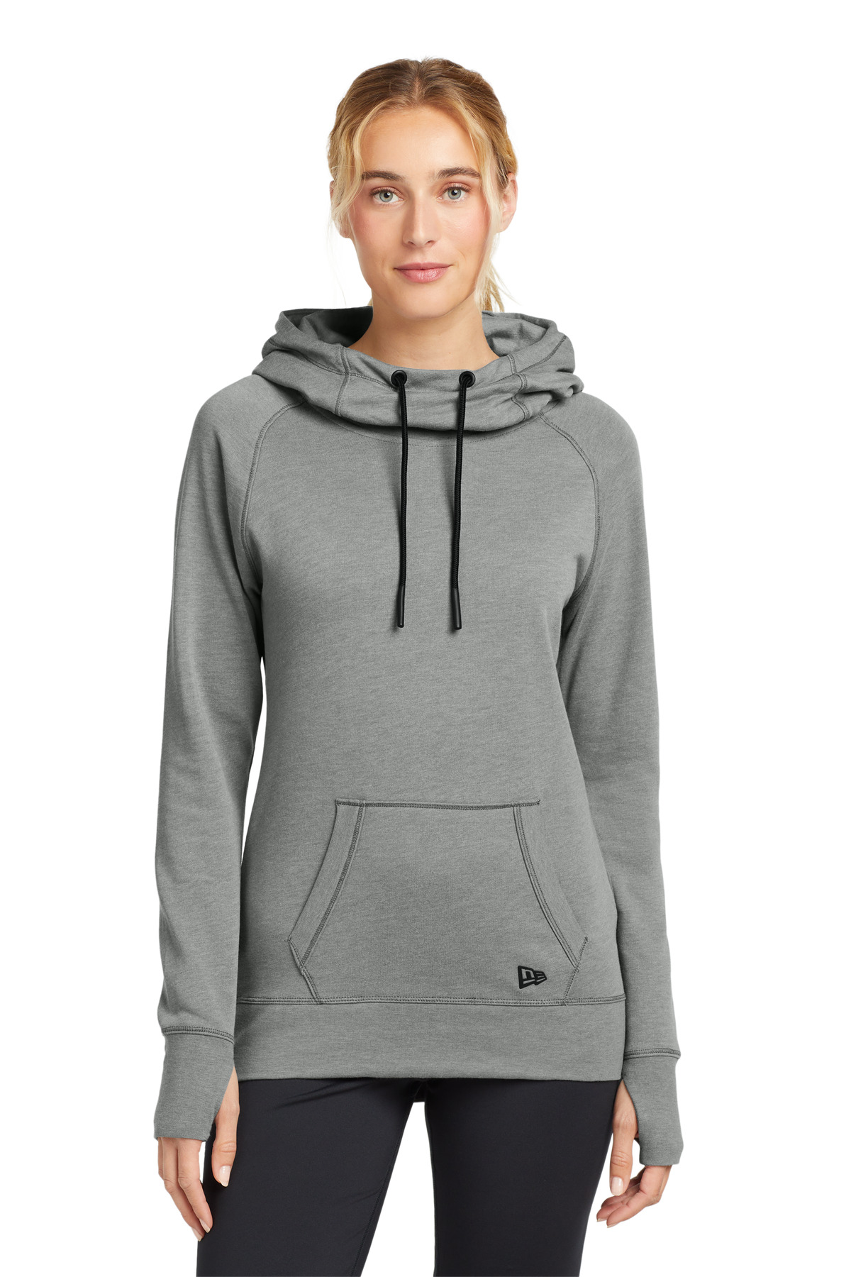 New Era Women's Tri-Blend Fleece Pullover Hoodie. LNEA510
