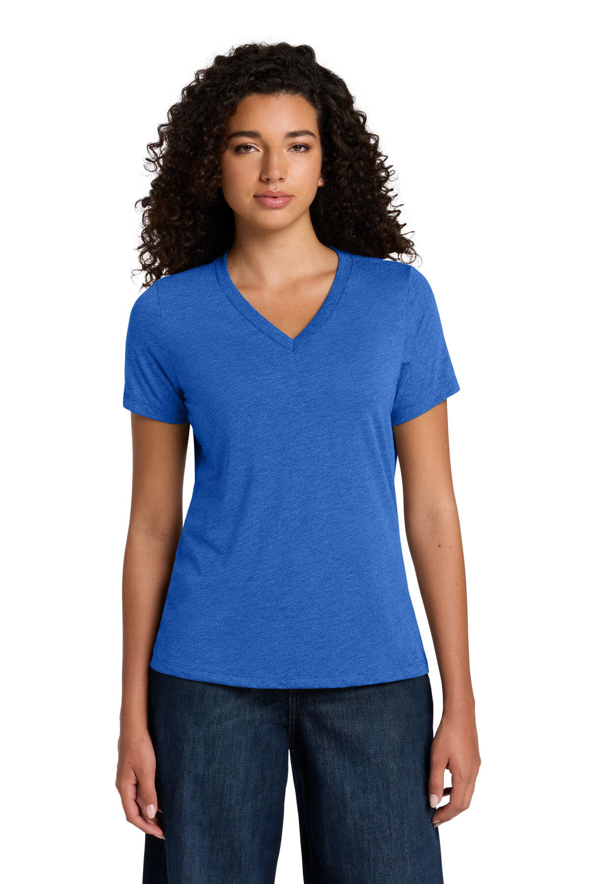 DISCONTINUED BELLA+CANVAS Women's Relaxed Triblend V-Neck Tee BC6415