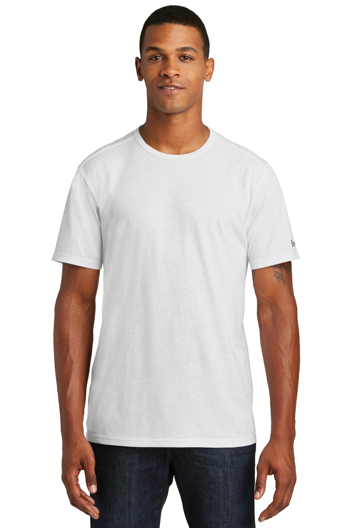 DISCONTINUED New Era Tri-Blend Performance Crew Tee. NEA130
