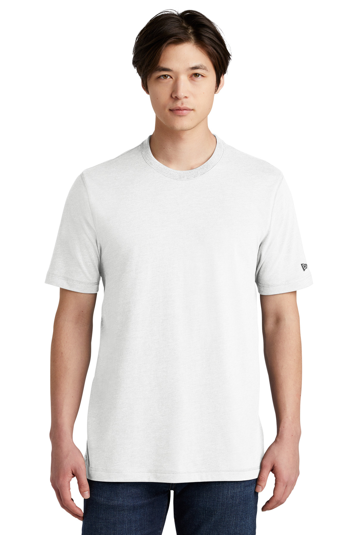 DISCONTINUED New Era Sueded Cotton Blend Crew Tee. NEA120