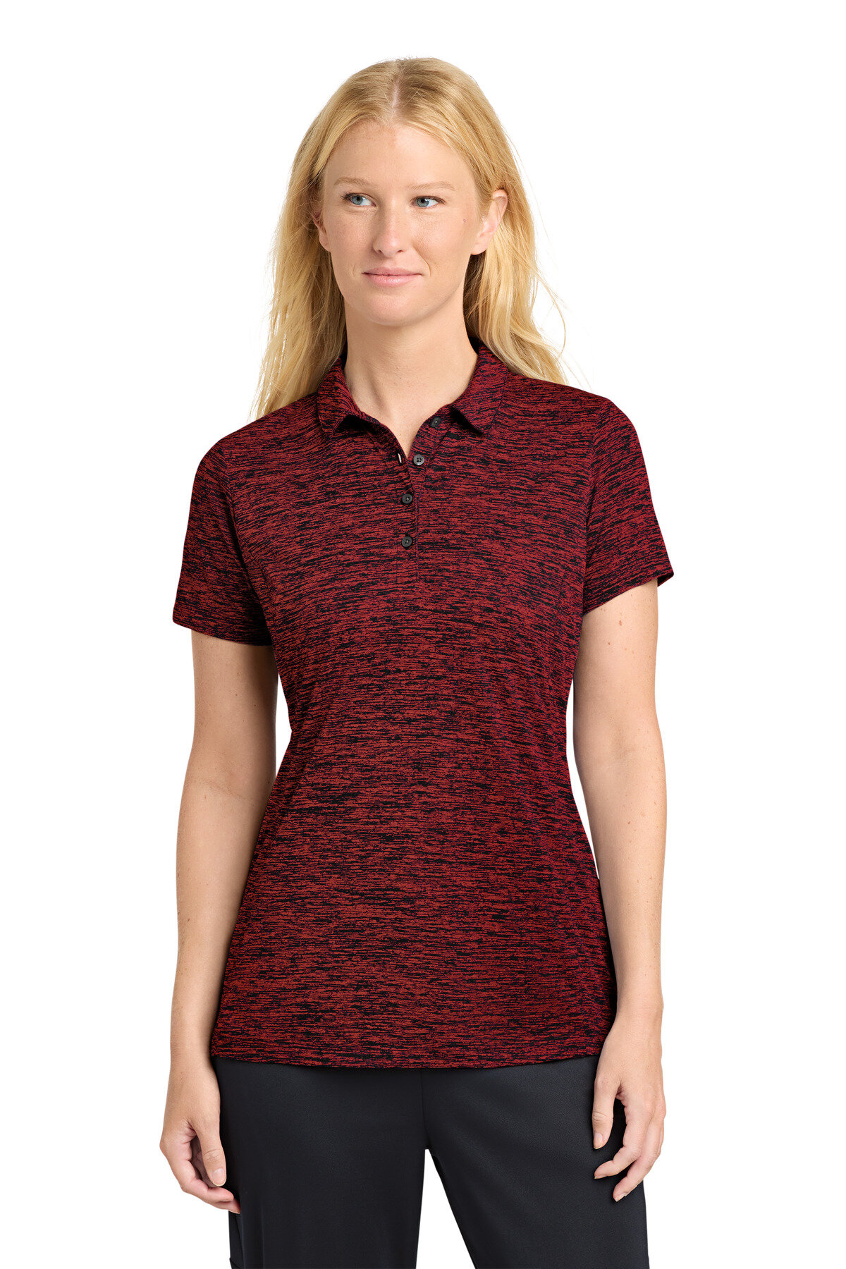 Sport-Tek Women's PosiCharge Electric Heather Polo. LST590