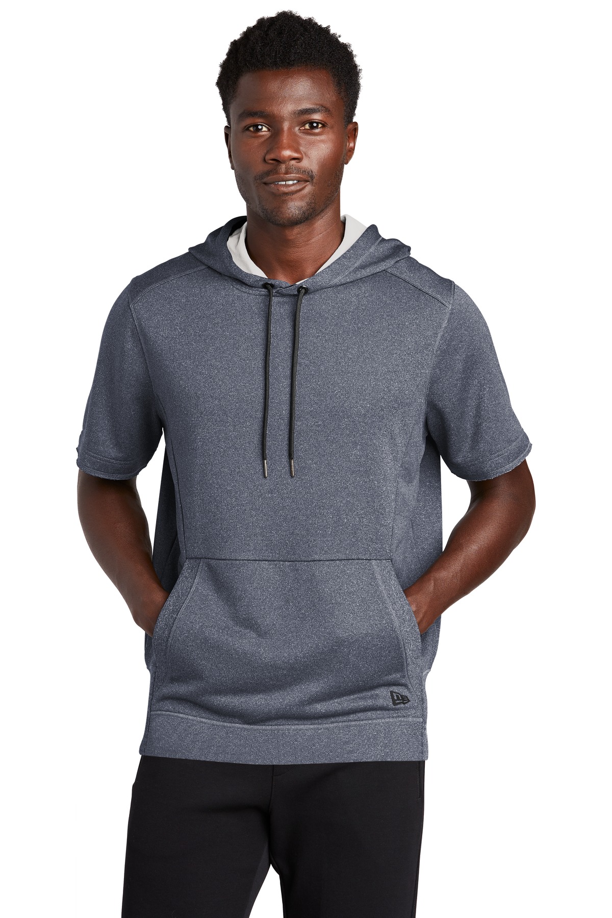 DISCONTINUED New Era Performance Terry Short Sleeve Hoodie NEA533