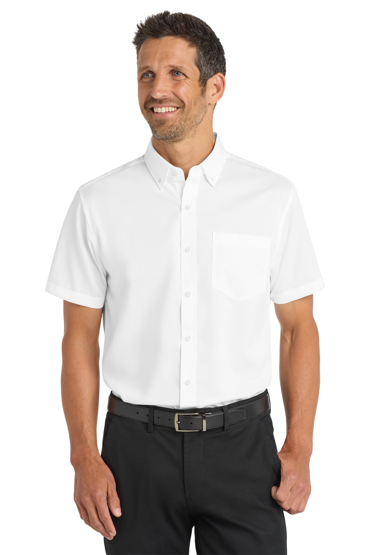 Port Authority Short Sleeve SuperPro Twill Shirt. S664
