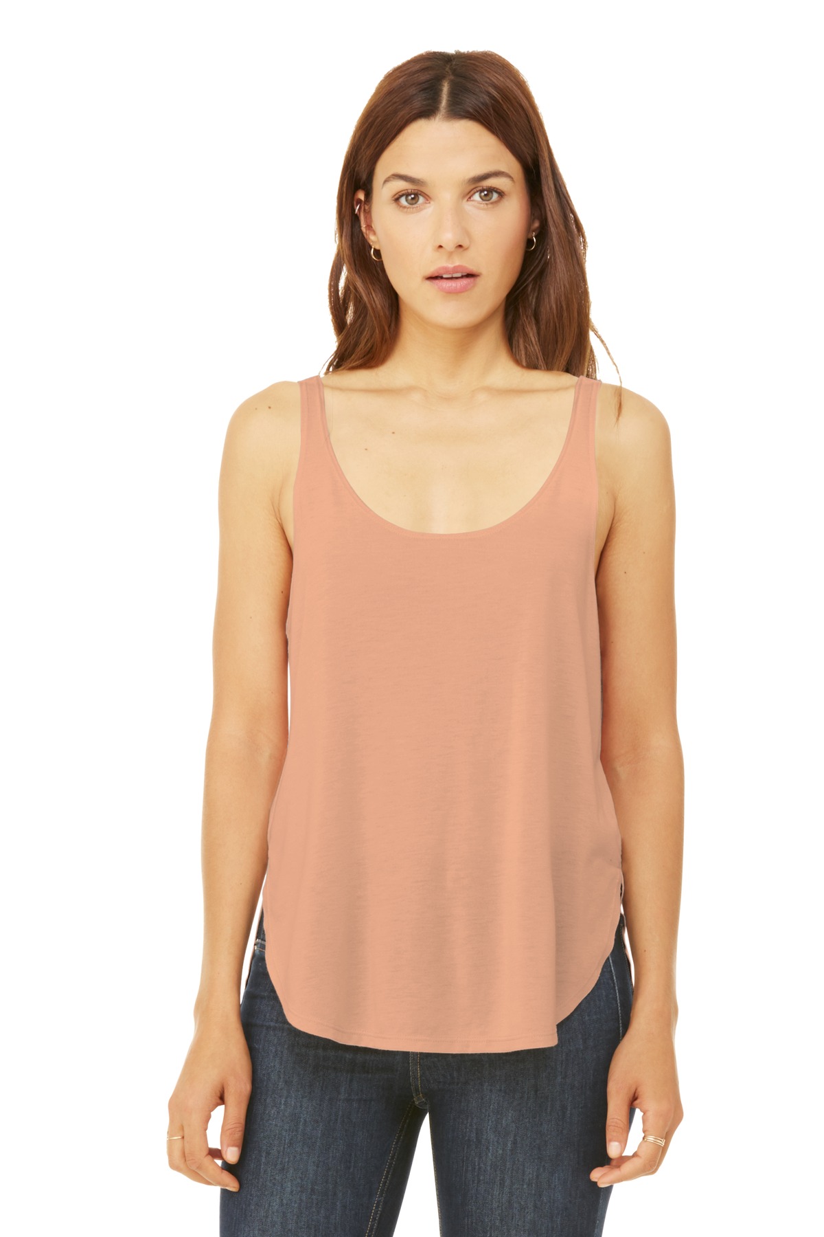 DISCONTINUED BELLA+CANVAS Women's Flowy Side-Slit Tank. BC8802