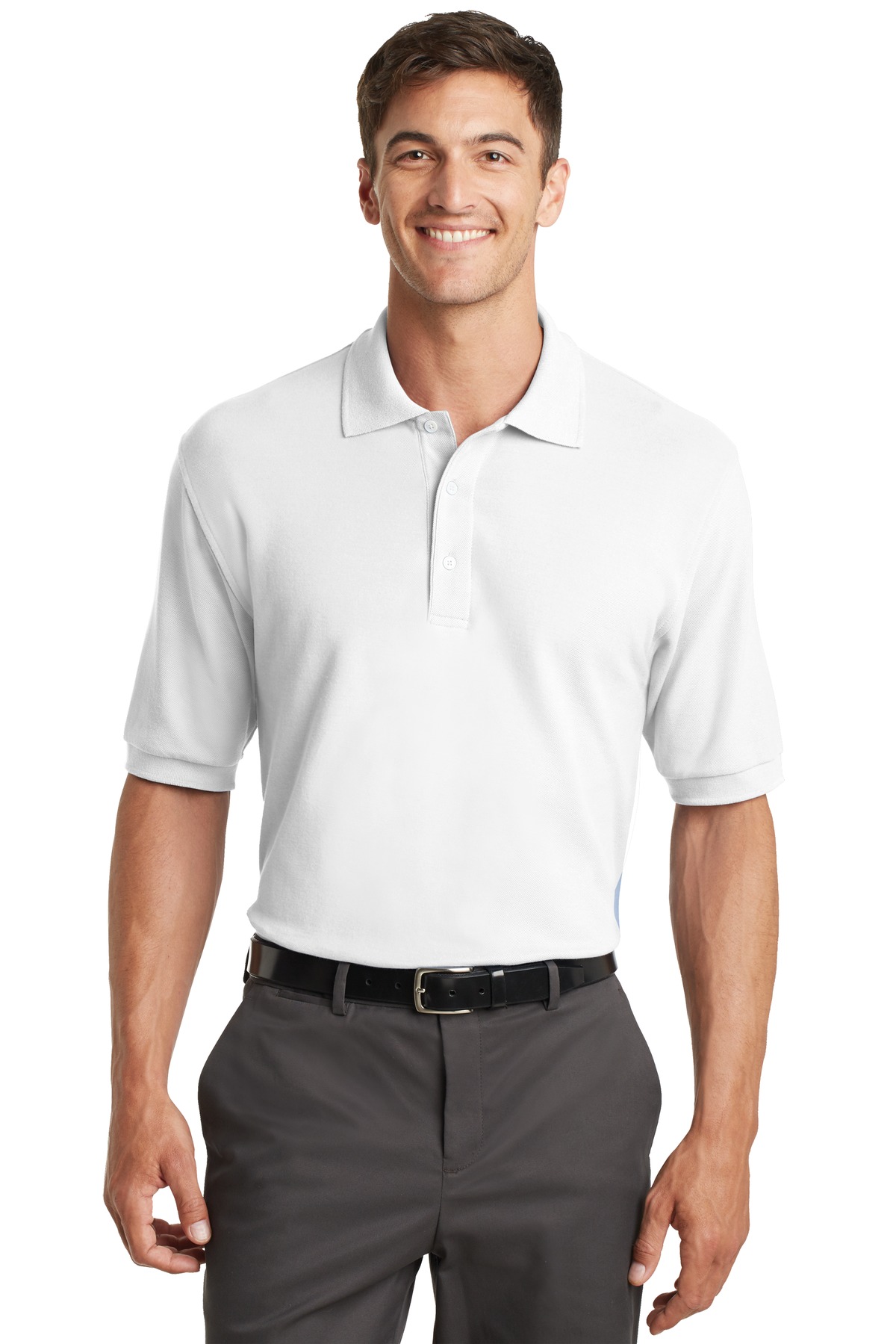 DISCONTINUED Port Authority 100% Pima Cotton Polo. K448