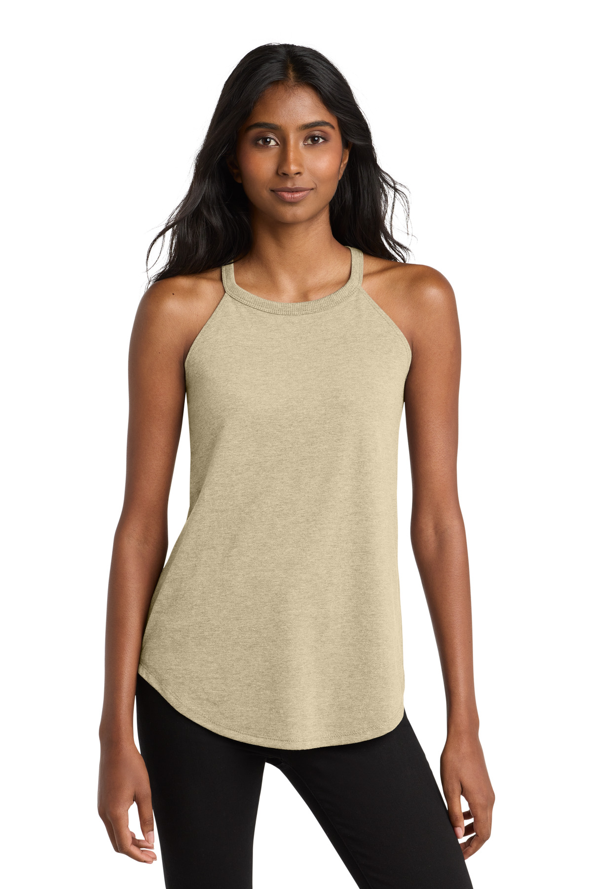 District Women's Perfect Tri Rocker Tank. DT137L