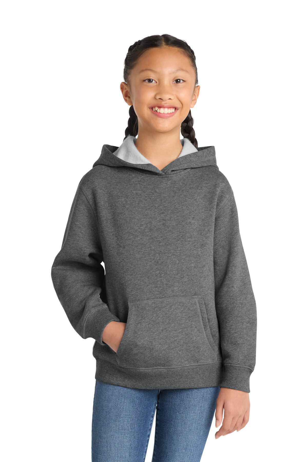 Sport-Tek Youth Pullover Hooded Sweatshirt. YST254
