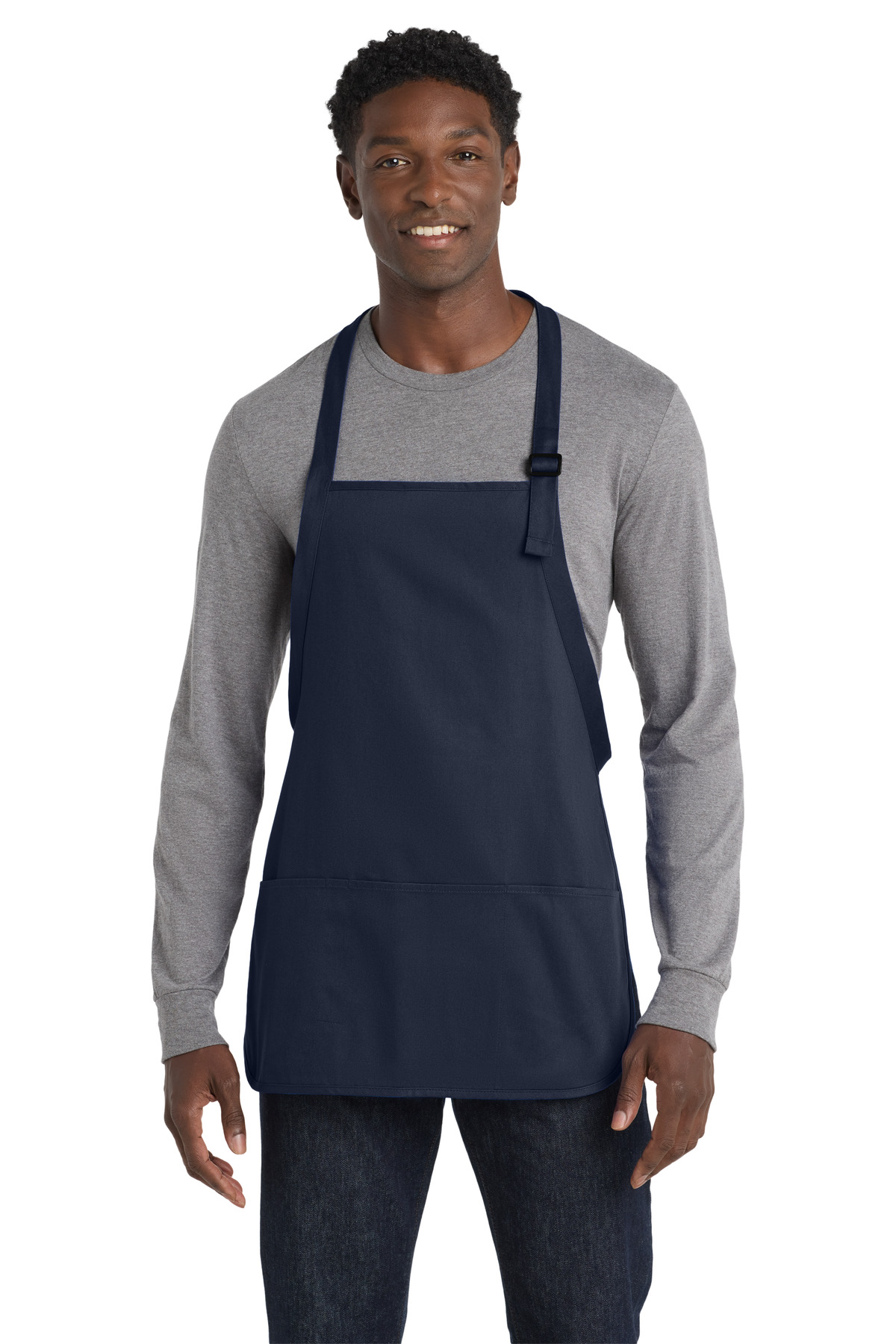Port Authority Medium-Length Apron with Pouch Pockets. A510