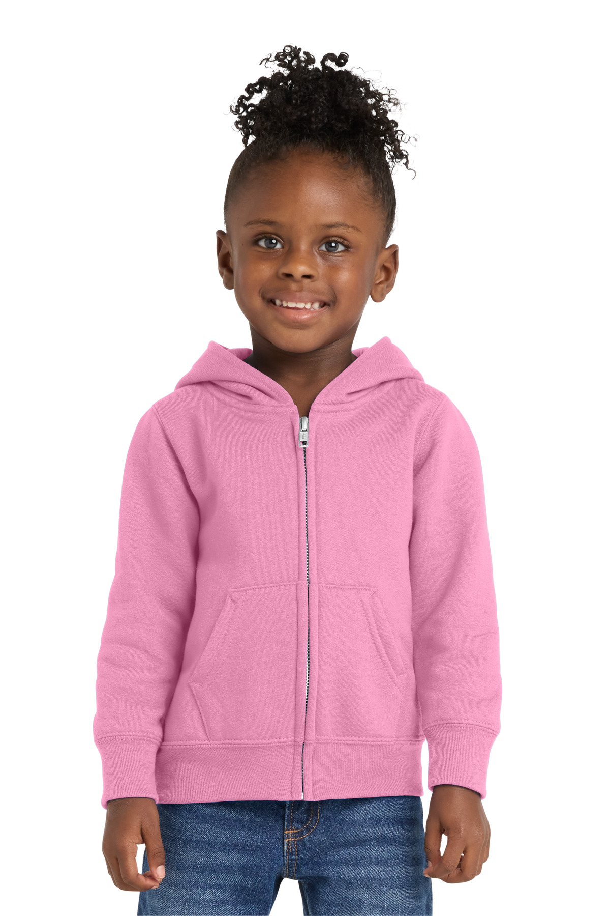 Port & Co Toddler Core Fleece Full-Zip Hooded Sweatshirt. CAR78TZH
