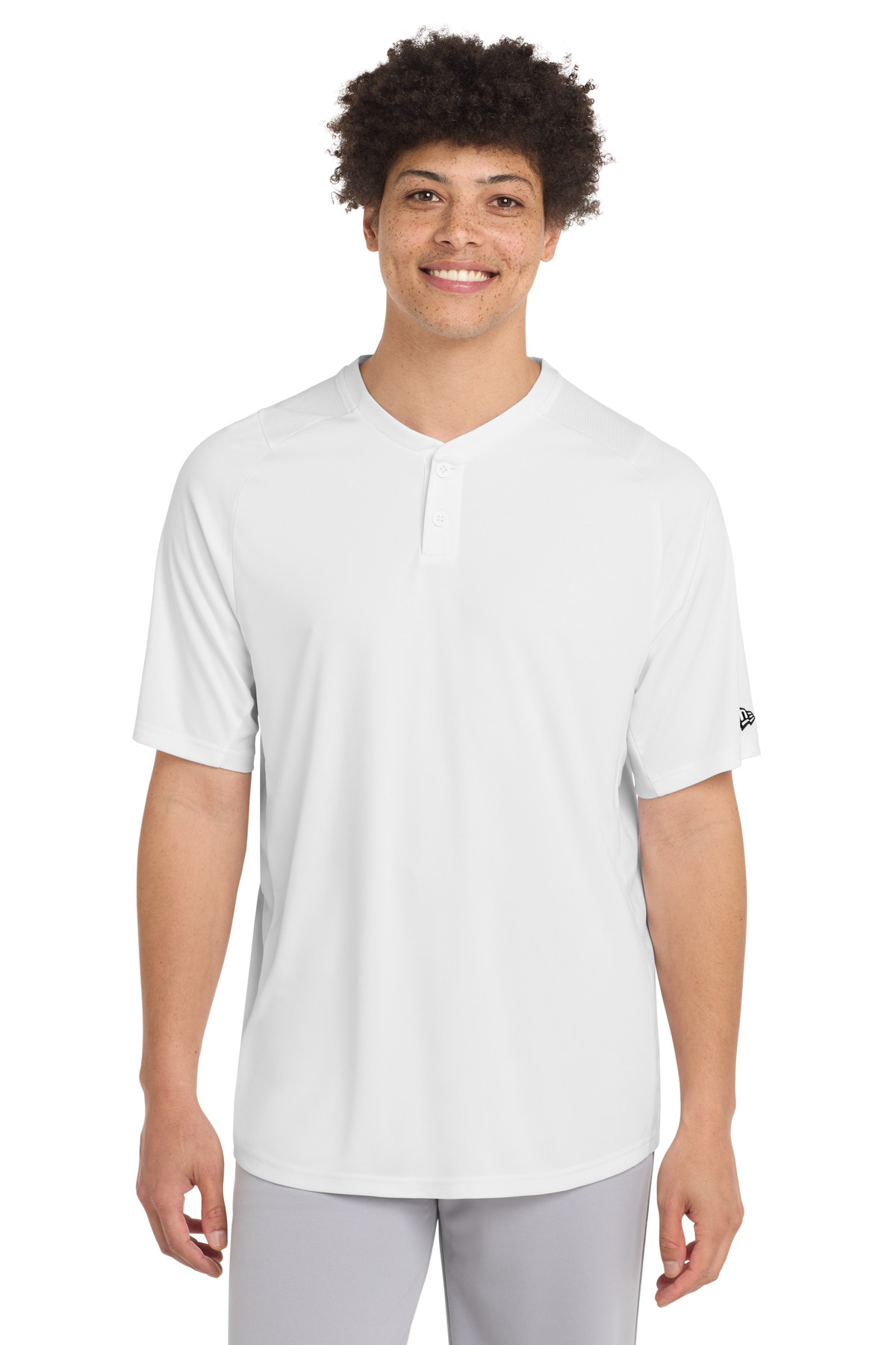 DISCONTINUED New Era Diamond Era 2-Button Jersey. NEA221