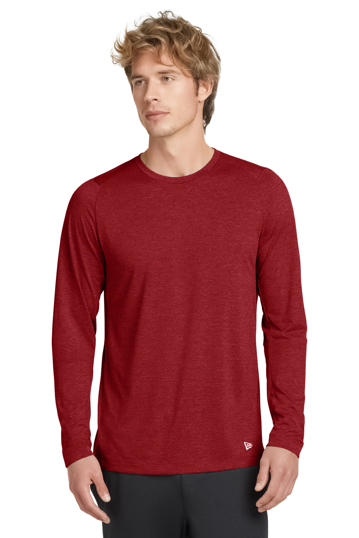 New Era Series Performance Long Sleeve Crew Tee. NEA201