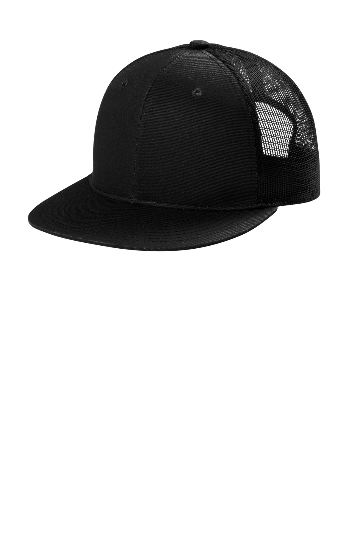 Port Authority Snapback Flat Bill Trucker Cap C407