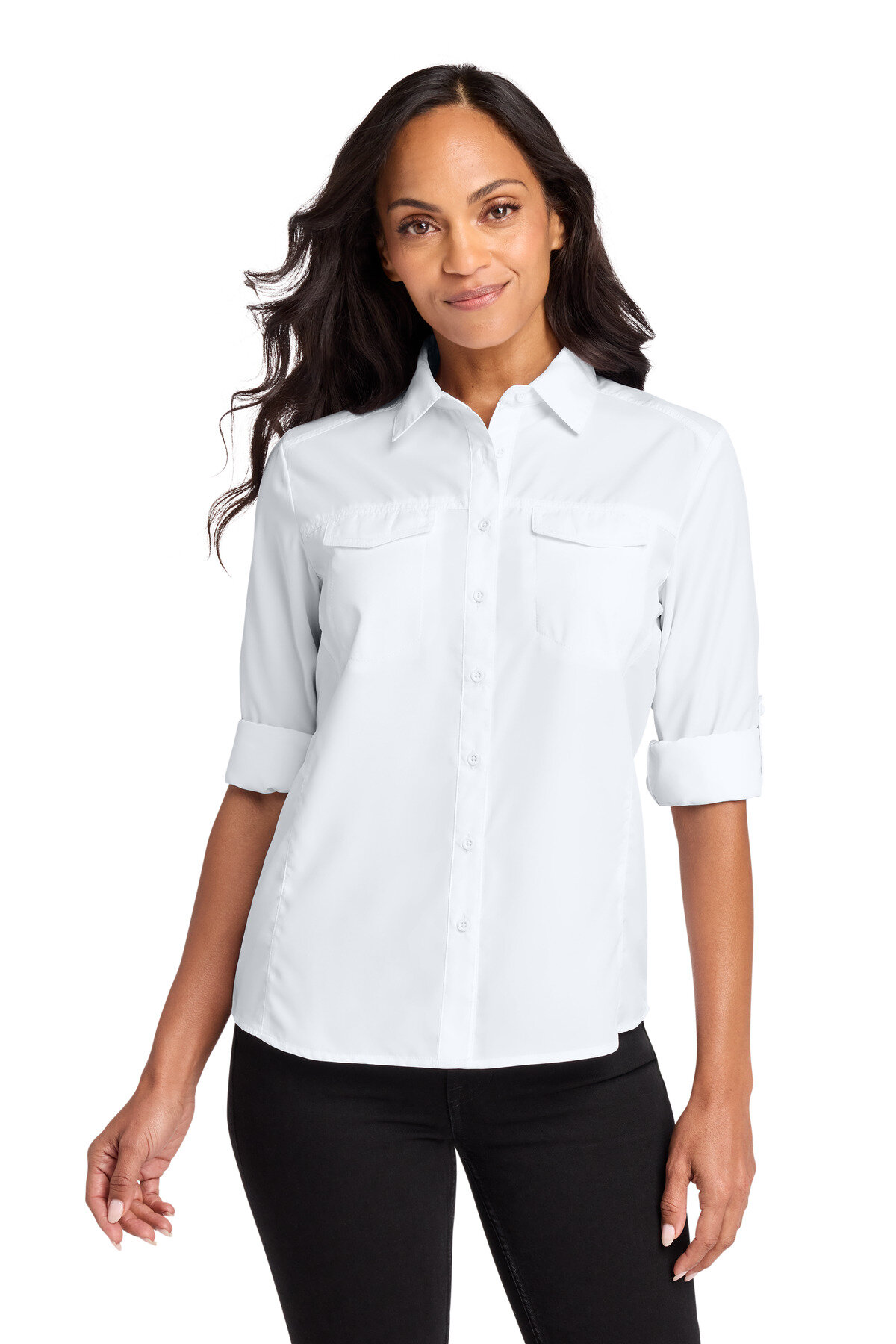 Port Authority Women's Long Sleeve UV Daybreak Shirt LW960