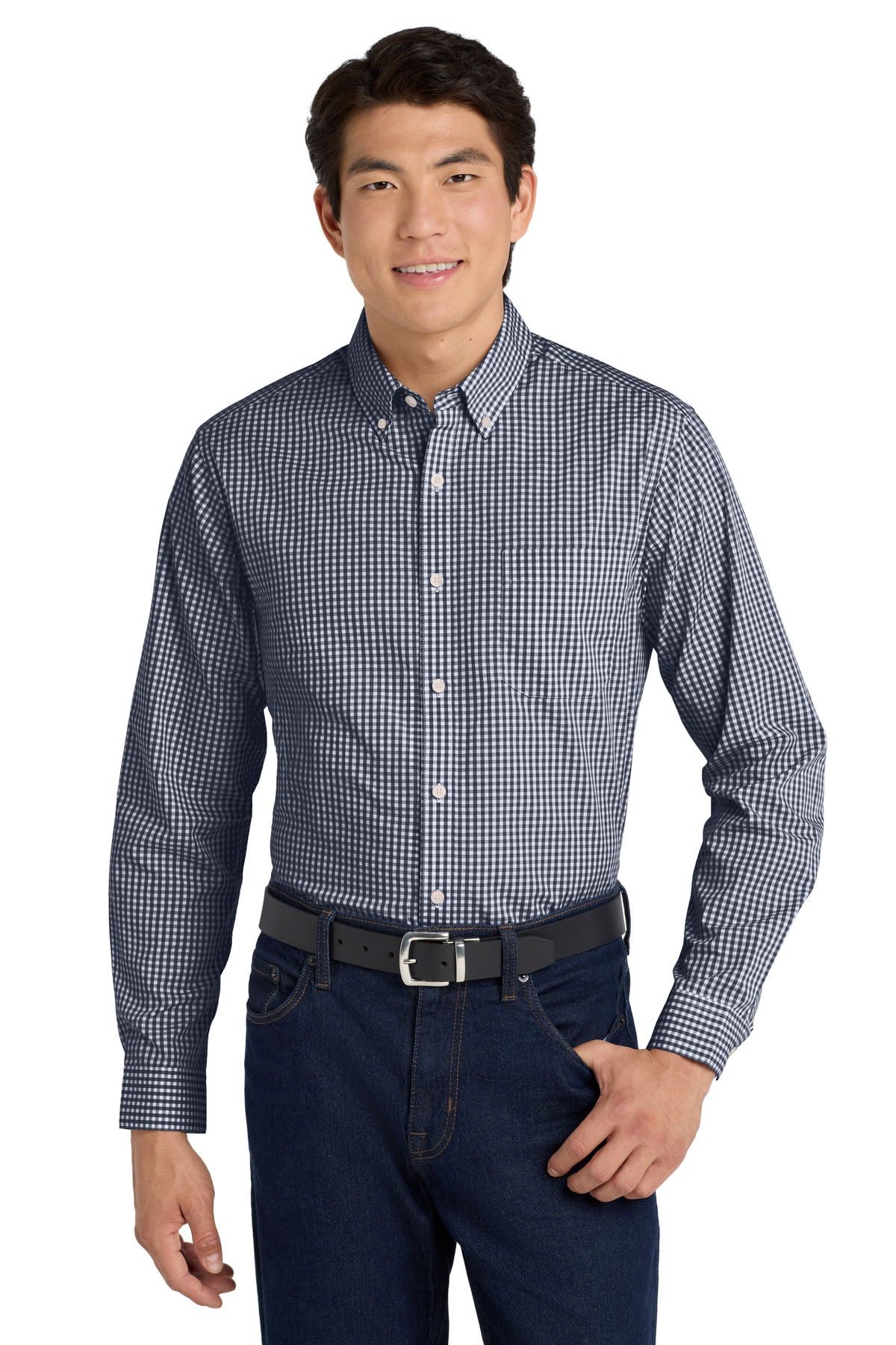 Port Authority Broadcloth Gingham Easy Care Shirt W644